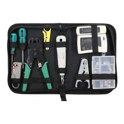 China Network computer maintenance rj45 lan network tool kit bag and electronic networking tool kit for sale