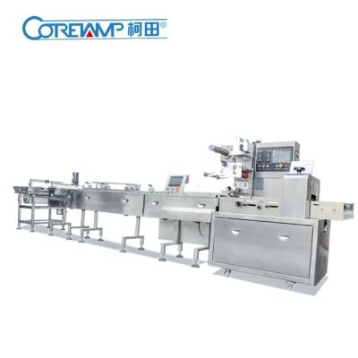 China GARMENT Hog Bristle Bread / Wafer Biscuit Packing Machine Fully Automatic System for sale