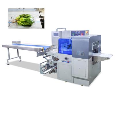 China Mini Easy Flow Pack Vegetable Pillow Roll Machine for sale