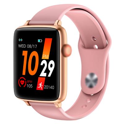 China Low MOQ touch screen customized smartwatch k19 heart rate sleep blood oxygen pressure fitness track smart watch for sale