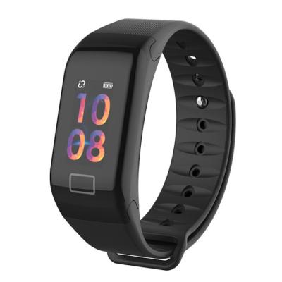 China Touch Screen OEM Smart Watch F1 Plus Blood Pressure Smart Heart Color Screen Wristband Rate Monitor Fitness Tracker Smart Band for sale