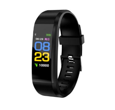 China MP3 Playback Name Private Custom Smart Watch Wristband For Men Women Wristband Fitness Tracker Pressure Sports Watch Smart Band ID 115 Plus for sale