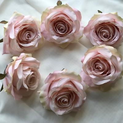 China Wedding Artificial Flowers Wholesale Blush Pink Wedding Flowers Bulk Customized Color Rose for sale