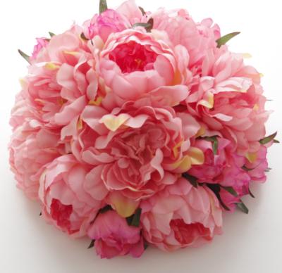 China High Quality Table Centerpieces Luxury Artificial Flower Rose Ball Rose Flower Ball For Wedding Layout Decoration for sale