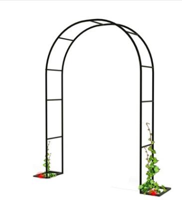 China Garden Bridal Arch Decoration Moden Metal Wedding Arch Garden Party Light Metal Garden Arches for sale