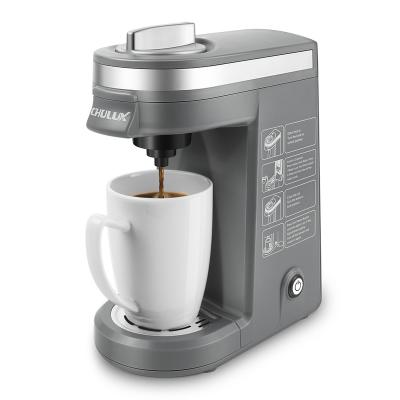 China Single Serve QF-CM801 CHULUX Mini Portable 12oz All Certificate One Touch Coffee Machine For K-capsule for sale