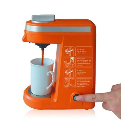 China Coffee Machine Single Cups Portable Type Housing Espresso Coffee Mini Serve Coffee Pods Machine for sale