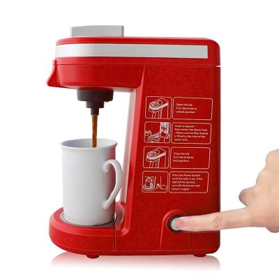 China Red Professional ABS QF-CM801 Tea Cold Brew Coffee Mini PP Material Single Serve Plastic Housing Machine for sale