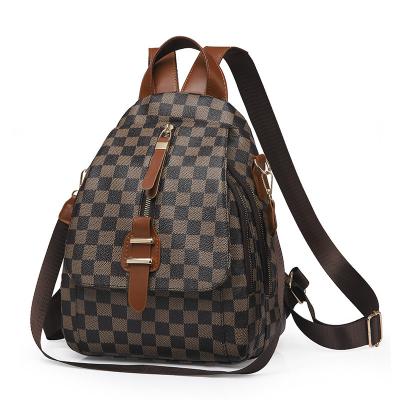 China Fashionable Wholesale Anti-theft High Quality Monogram Leopard Women Backpack for sale