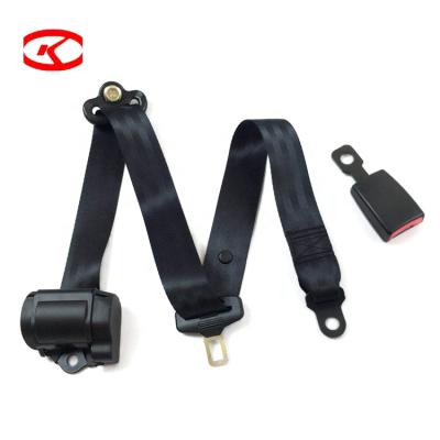 China Retractable Design Your Logo Customized General Emergency Locking 3 Point Seat Belt Safety Car With Dust Cover for sale