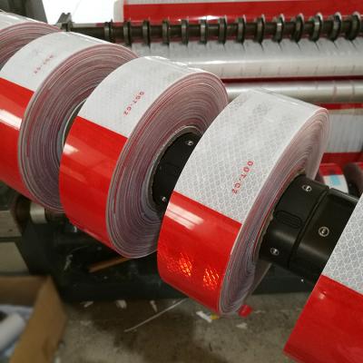 China Crystalline Reflective PVC Tape PVC Vinyl Film For Road Signs for sale