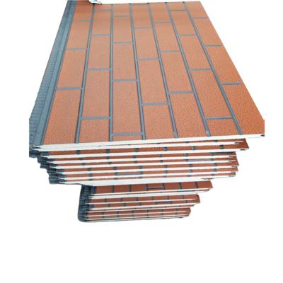 China 38cm Insulated Exterior Wall Sandwich Panels Building Construction Materials New Wall Panels Cladding for sale