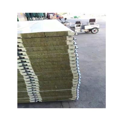 China Lightweight Insulation Rock Wool Panel Rock Wool Panels For Acoustics Metal Carved Sandwich Panel for sale