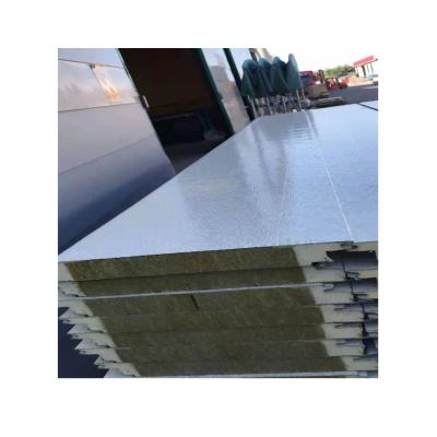 China Lightweight Insulation Mineralwool Insulation Rockwool Panel Rockwool Sandwich Panels Trading Metal Cut Sandwich Panel for sale