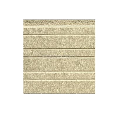 China Decorative color modern interior exterior insulated steel brick wall panel for sale