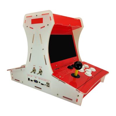 China 2022 New Mini Pandora Arcade Machine 8000 3D Games Box 1-2 Players 10.1 Double Screen 720P HD Acrylic Video Game Console for sale