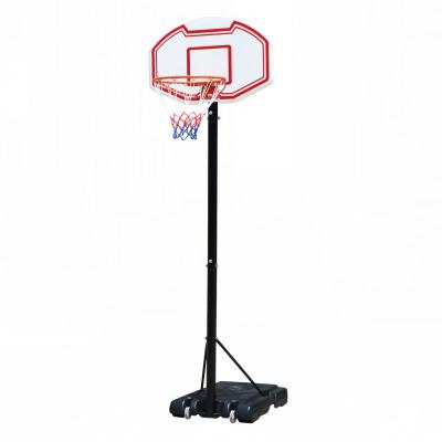 China Mdunk Basketball Hoop Kids Adjustable Height Portable Basketball Hoop With Basketball Steel Pole for sale