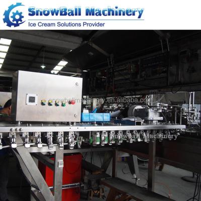 China Snack Factory Custom Capacity Automatic Extrusion Sandwich Ice Cream Making Machine for sale