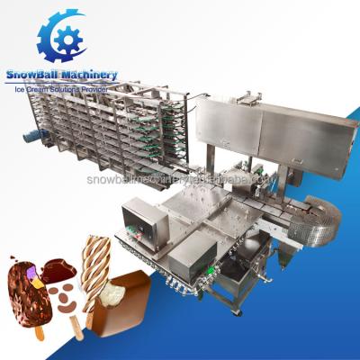 China Snack Factory Different Capacity Industrial Ice Cream Processing Machine Ice Cream Extrusion Line for sale