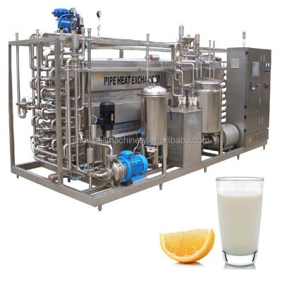 China UHT pasteurization sterilization machine diary product milk juice for sale