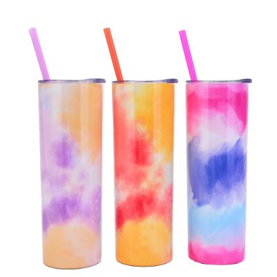 China Minimalist Double Wall Layer Insulated Stainless With Like Lid Tumbler 22oz With Knotted Dyed New Design And LOGO OEM Customized Acceptable for sale