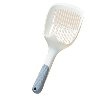 China Plastic Stocked Cat Litter Scoop Holder Garbage Scoop For Cats All Metal Core Solid Butt Cat Litter Scoop for sale