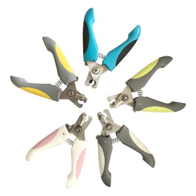 China Viable Wholesale Animal Grooming Tools Stainless Steel Pet Nail Clippers For Dog Cat for sale