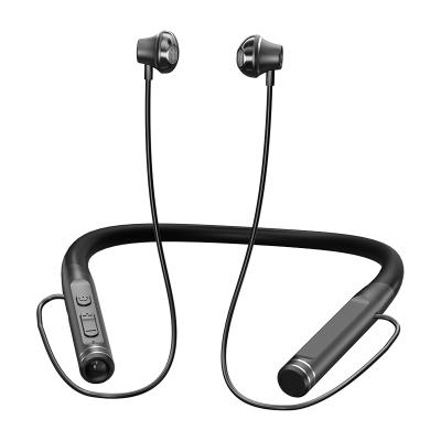 China High Quality Bluetooths Earbuds Neckband Sports Sweatproof TWS Neckband TF Card Support Wireless Headset With Flashlight for sale