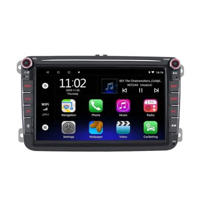 China Aiyousi factory direct sale 8 inch landscape GPS navigation for Volkswagen Android 10 for sale