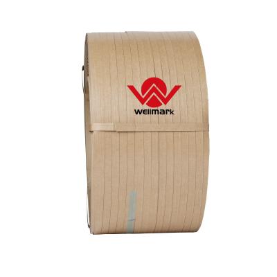 중국 Eco Kraft Paper Banding Tape / Paper Strap Tape From China Wellmark 판매용