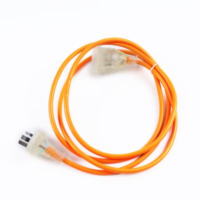 China Home Appliance 240V Male To Female Plug Australia SAA Approval Power Lead AU Black 3-Pin Piggyback Extension Cord for sale