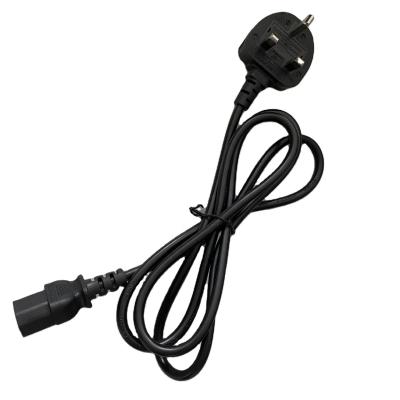 China Wholesale Home Appliance BS Listed 3 Pin Plug Mains Cord British Standard AC Power Cord For Computer for sale