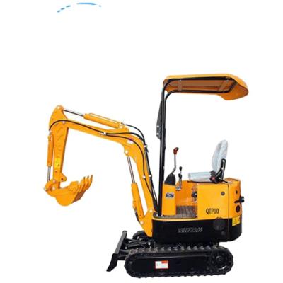 China Building Material Shops 2021 Hot Sale Mini Excavator With Digger QTP10 for sale