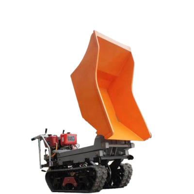 China 10hp mini lift transporter crawler, 500kg mini lift dumper, 4 - 6L mini hydraulic transporter for sale