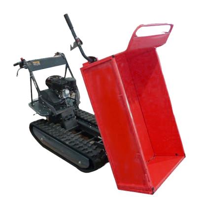 China Farms Crawler Mini Dumper Wheelbarrow Nice Motor Mini Truck 500kg Mini Dumper Unloader for sale