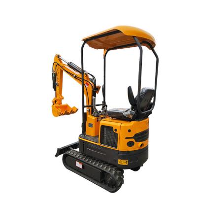 China Construction Material Shops 10kw 1.2Ton Diesel Engine Mini Excavator Mini Digging Machine QTP12 for sale