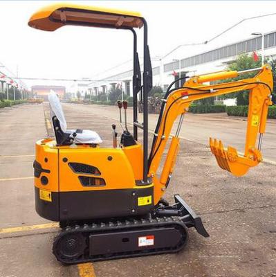 China Hot Sale Cultivate Machine QTP10 Mini Excavator 900kg Crawler Digging Mini Excavator for sale