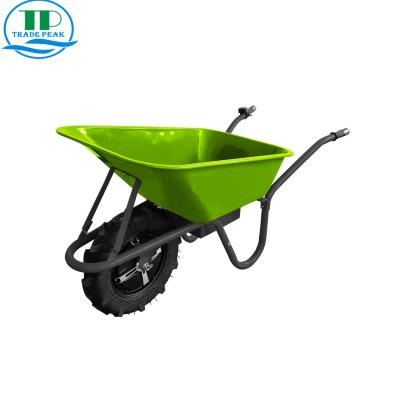 China Tools Trade Max Electric Power Wheelbarrow Battery Assisted Wheelbarrow QTP150E for sale