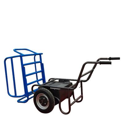 China Commercial Metal Crest Electric Wheelbarrow Price 200kg Two Wheels for sale