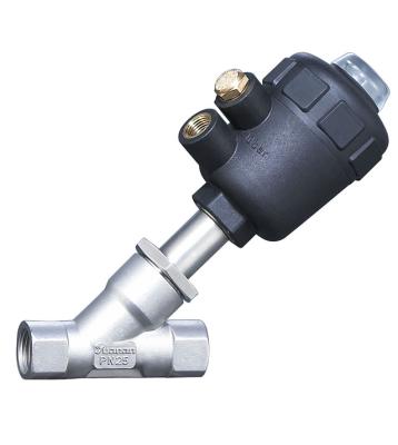 China SS 304 316 And Flange Full Steel Head Angle Seat Valve DC1000-02P for sale