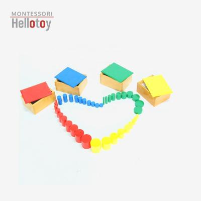 China Knobless HTS0045 Cylinders Montessori Material Sensory Set for sale