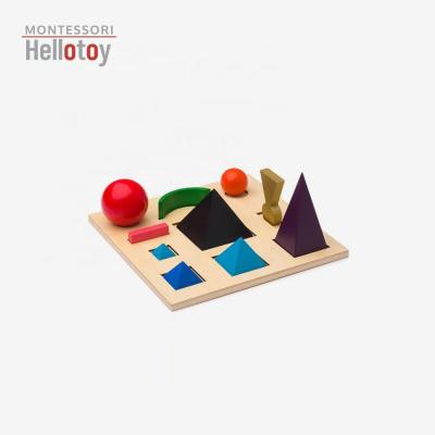 China Wooden Montessori 3D Language Grammars Symbols HTL0114 for sale