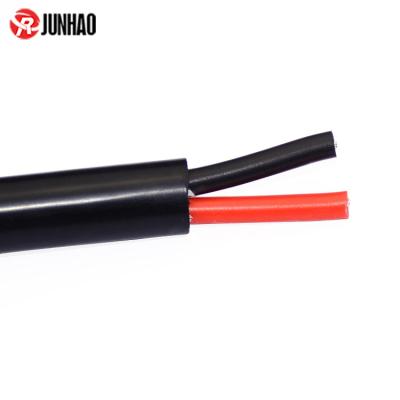 China 200 Degree Heat Resistance AUS SAA 2x1.5mm2 Silicone Rubber Cable H05SS-F 1.5mm Silicone Coated Cable for sale