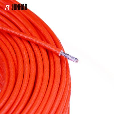 China Internal Wiring Appliance Electrical Wires Silicone Insulated Braided Wire 4.0mm2 Fiberglass Cable 4.5mm for sale