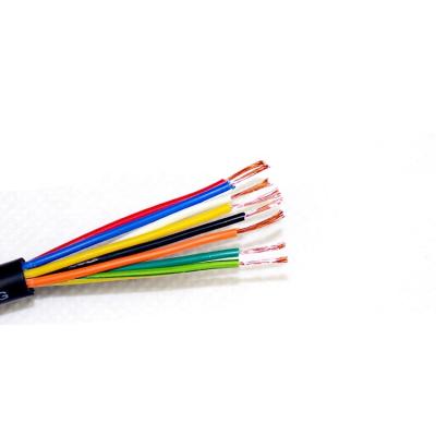 China Household Wiring Flexible 24AWG 8 Core PVC Insulated Control Cable for sale