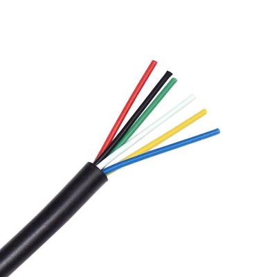 China Internal Wiring Appliances Custom 6 Core PVC Insulated Control Cable 6C Flexible Mechanical Cable for sale