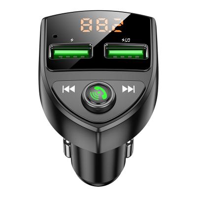 China About 10m 32GB Smartphone Charger Car Kit FM Transmitter Car MP3 Player Dual USB Phone Car Charger for sale