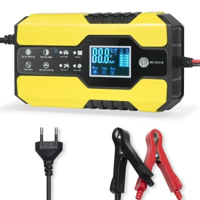 China ABS Plastic Newest Portable Lead Acid Battery Charger Testers Repair Tool Charger with LCD Display for sale