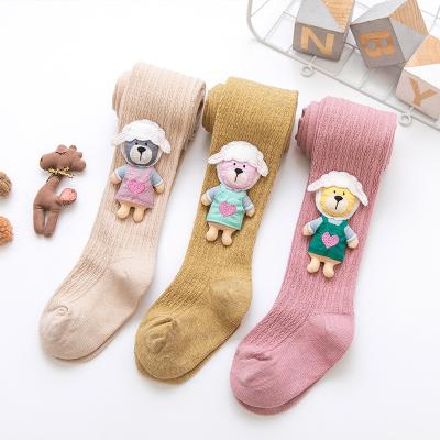 China New Product Cartoon Lion Doll Ornament Kids Pants Cute Cotton Casual Baby Kids Leggings Pants Casual Pants Children Clothes for sale