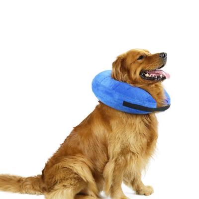 China Wholesale Protective Core Cone Soft Stocked PVC Recovery Pets Cat Dog Inflatable Collar for Dogs and Cats for sale